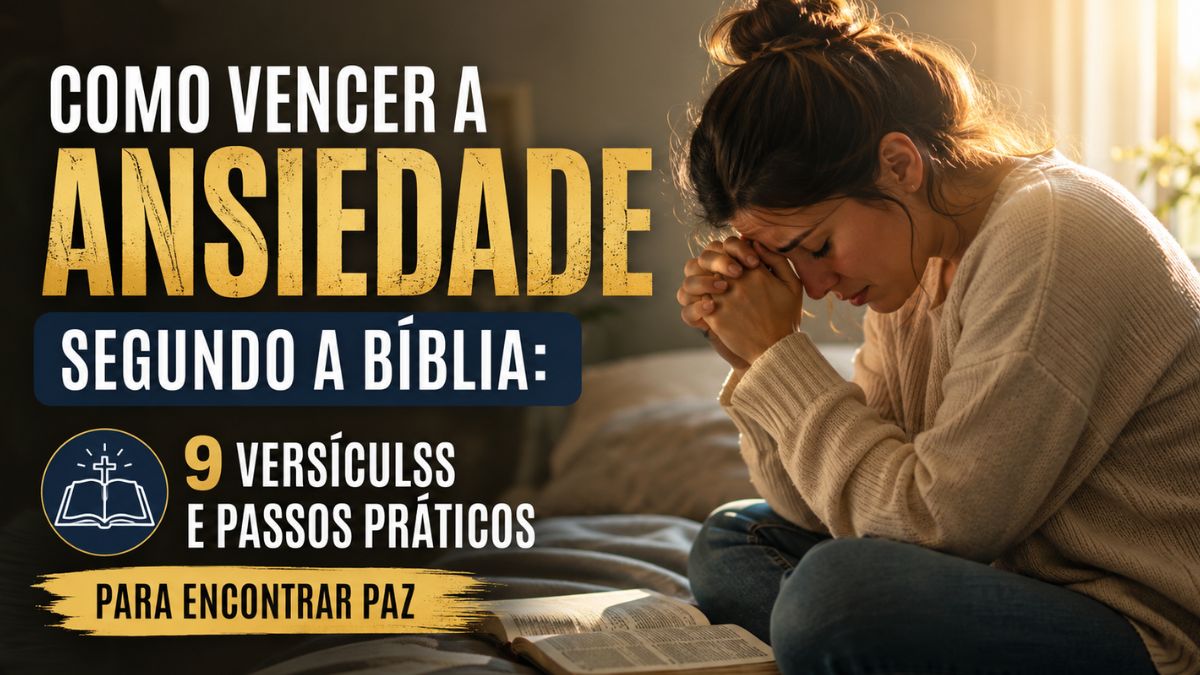 Vencer a ansiedade, na perspectiva bíblica